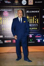 Anupam Kher at Dil Dhadakne Do premiere at IIFA Awards on 6th June 2015